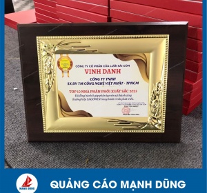 In Bảng Vinh Danh